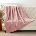 thumbnail image 4 of Home Soft Things Heavy Faux Fur Throw - Rose Smoke - 50" x 60", 4 of 10