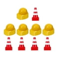 thumbnail image 4 of 100 piezas Mini sombrero de construcción conos de tráfico en miniatura, suministros para fiestas, accesorios de juguetes de señal, miniseñal de tráfic, 4 of 8