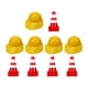 thumbnail image 4 of 100 Piezas Mini Sombrero de Construcción Conos de Tráfico en Miniatura, Suministros de Fiesta, Accesorios de Juguetes de Señales Juguete Mini Señal de, 4 of 10