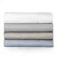 thumbnail image 6 of Hotel Style 1200 Thread Count Cotton Rich 6-Piece Sheet Set, Soft Silver, King, 6 of 7