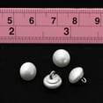 thumbnail image 2 of Swarovski 5817 Pearl Bridal Button with Shank (8mm/6-pcs/Crystal White Pearl), 2 of 3