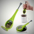 thumbnail image 2 of Hecho de acero inoxidable y colador de té de silicona, el filtro de té es adecuado para todo tipo de hojas de té sueltas JAMW Sencillez, 2 of 5