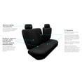 thumbnail image 5 of FH Group Travel Master Seat Covers Airbag Ready & Rear Split 4 Headrests Full Set Black, 5 of 6