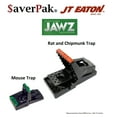 averPak 2 Pack Includes 2 JT Eaton Jawz Rat and Chipmunk Traps for