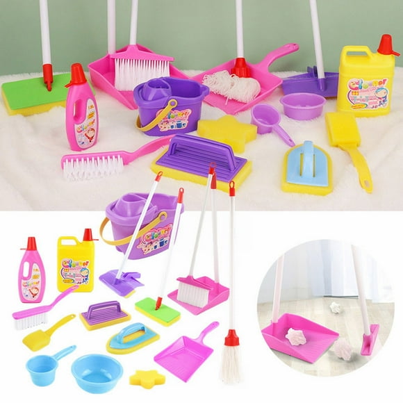 Children's Household Cleaning And Cleaning Toy Set Simulation Sanitary Ware Cleaning Combination Enlightenment Toy