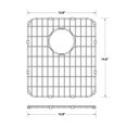 thumbnail image 3 of Kraus Dex Série 17 In. Grille de Fond d'Évier en Acier Inoxydable avec Pare-Chocs en Caoutchouc, 3 of 3