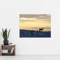 thumbnail image 2 of Kreiger Horse Silhouette Gehrenberg Landscape Photo Extra Large XL Wall Art Poster Print, 2 of 3