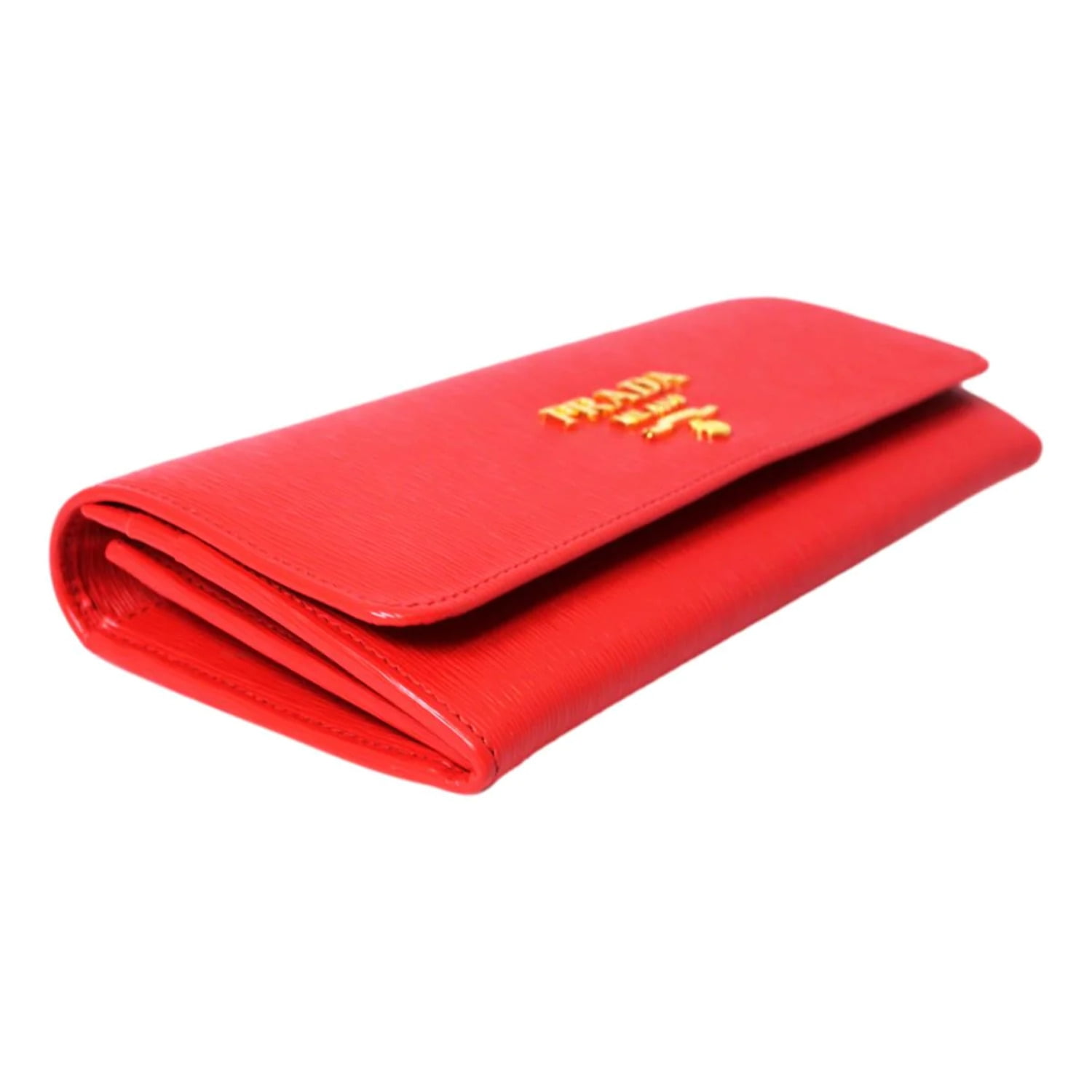Prada clutch and card game Red Leather ref.646528 - Joli Closet