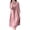 Pink, variant on JFHHQ Jazz Dress Women's Casual Button Down Shirt Dress Basic Solid Long Sleeve Midi Length Everyday Comfort Outfit XL Green