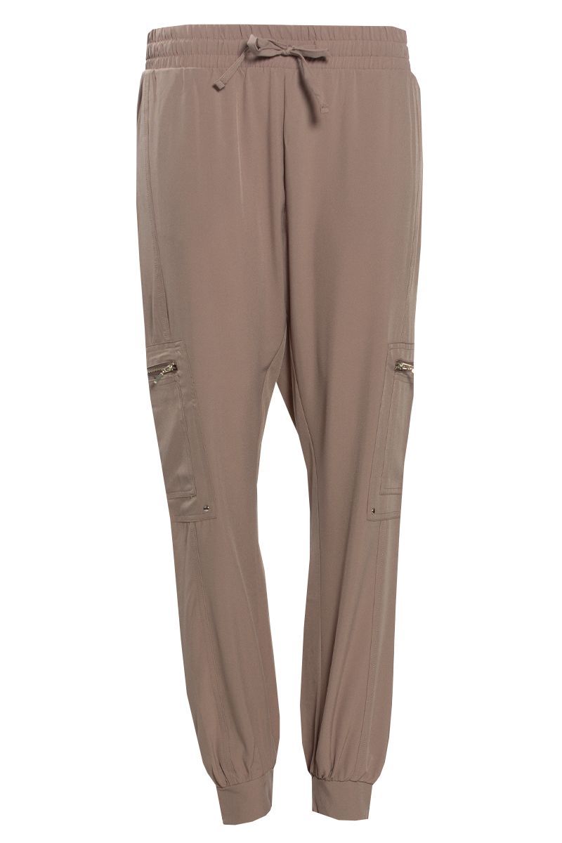 beige cargo joggers womens