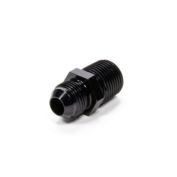 Fragola Performance 481688-Bl Straight Adapter Fitting #8 X 1/2 Mpt Black