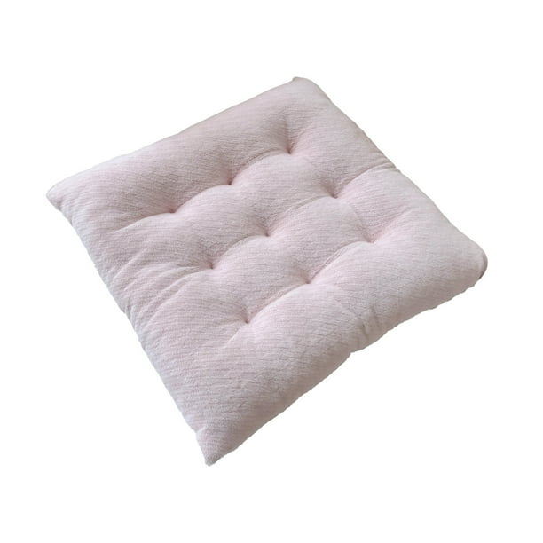 Cojín de asiento para Silla Espesado Cojín de Peluche de Invierno 40x40cm, Antideslizante para Sofá Decoración de la Silla de Oficina Rosa Púrpura Azul Café Gris