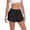 #H-Black, variant on Running Shorts for Women with Pockets Flowy High Waist Drawstring Quick Dry Women Summer Workout Shorts Pink M