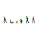 thumbnail image 4 of Figuras de diorama en miniatura Strade Fareast Limited 4x1/64 personas Verde, 4 of 8