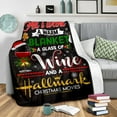 thumbnail image 3 of Hallmark Wine Premium Fleece Blanket, 3 of 8
