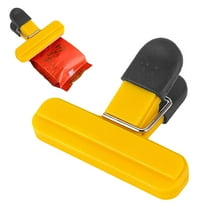 Basdi Food Sealing Clips, Plastic Food Sealing Clip Set - Snack Bag Clips for Freshness and Organization | Versatile, Durable, Prevents Waste in Pantry and On-The-Go, Plastic Bag Clips, R