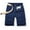 Dark Blue #1, variant on Xihbxyly Mens Shorts Cargo Shorts for Men, Cargo Shorts for Men Stretch Waist Cotton Hiking Short Casual Solid Zipper Button Pockets Cropped Cargo Shorts