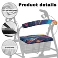 thumbnail image 5 of Jiueut Galaxy Planet Rollator Walker Seat and BackRest RollBar Covers Set for Seniors 2 Pack Easy to Install Walker Seat & Covers with Wide Back Driving Aid Cover, 5 of 7