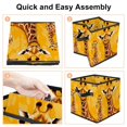 thumbnail image 4 of Toucan Foldable Storage Cubes with Handle, 10.8"x10.5"x10.6", Large Capacity Storage Containers for Toy Box, 4 of 6