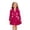 Hot Pink*, variant on RUTAYY Girls 2 Piece Outfit Blazer Jacket and Pleated Skirt Set Butterfly Applique School Daily Wear Hot Pink