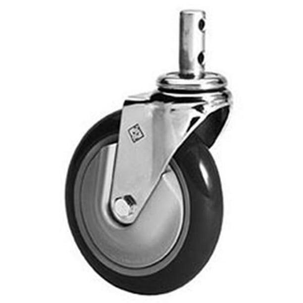 R&B Wire CSTR88G Laundry Cart 5 in. Mega Caster Clean Wheel System