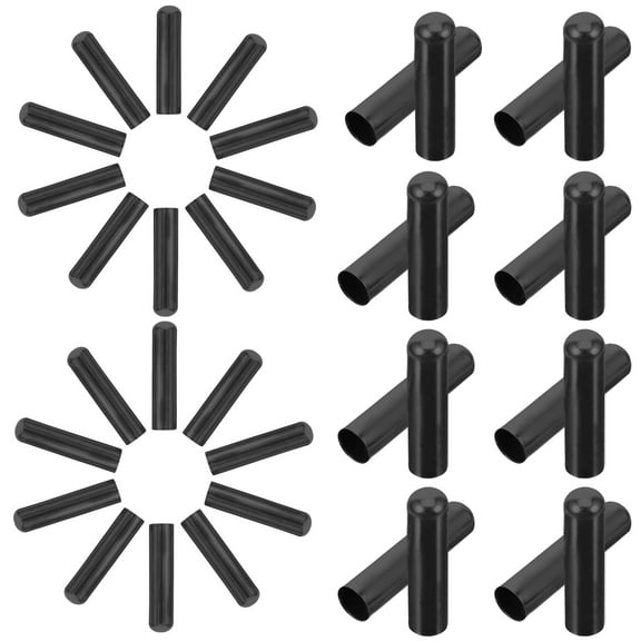 HEALEEP 50pcs Metal Shoelace Tips Replacement Shoe Lace Tips DIY Shoelaces Materials Trouser Belt Tips