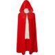 thumbnail image 3 of Capa con capucha de terciopelo Unisex Capa de Halloween Diablo Bruja Mago Halloween Navidad Cosplay, 3 of 4