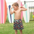 thumbnail image 4 of FORMRS Boys Swim Trunks Quick Dry Mesh Lining Beach Boardshorts, Sizes XS-XL, Colorful Space Cat, 4 of 7