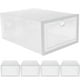 thumbnail image 3 of BRIGHTFUFU Cajas de zapatos tipo cajonera, caja de almacenamiento de zapatos de plástico apilable, contenedor de zapatos, 5 uds., 3 of 8