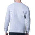 thumbnail image 2 of Men's Starter Heather Gray Chicago Bears Shield Logo Long Sleeve T-Shirt, 2 of 3