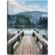 thumbnail image 1 of Cuadro Decorativo - Lago de montaña Jr  Impresión en canvas, estrechado., 1 of 2