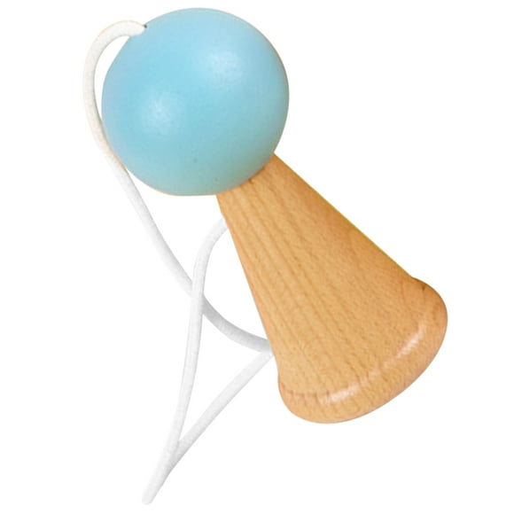 OULII Jouet Kendama Bois Bleu pour Jeu Actif 1Pcs