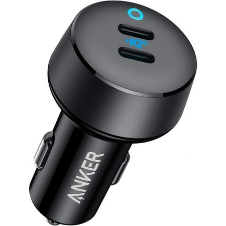 USB C Car Charger 40W 2-Port PowerIQ 3.0 Type Adapter iPhone 17 PowerDrive III Duo with Power Delivery for 17/17 Pro Max/16/15/14 Series Galaxy S24/23 AirPods and More