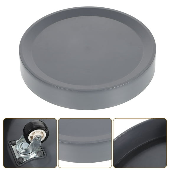 HONITANO 1Pcs Square Plastic Plant Dolly for Moving Planter and Indoor Use with Wheels