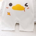 thumbnail image 4 of Baby Boys Girls Clothes Short Sleeve Stripe Bubble Romper Waffle Bodysuit Tshirt Cute Summer Outfit 6-12 Months 12-24 Months 2t 3t 4t 5t 6t 7t 8t 9t Children 0-3 Months, 4 of 4