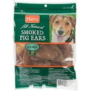 Angle View: Hartz Pig Ear Dog Treats Tray, 12 Pack