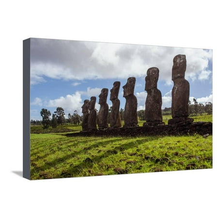 Isla De Pascua Isla De Pascua. Rapa Nui. Easter Island Stretched Canvas Print Wall Art By Vladimir Krupenkin ()