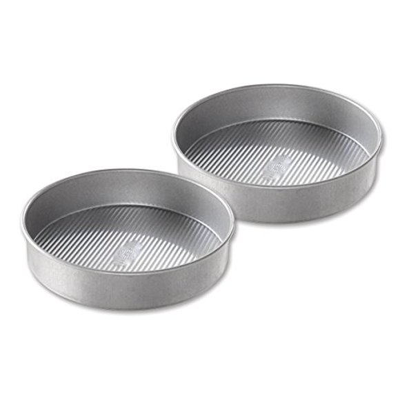 USA Pan 1070LC-ST-2-1 Ensemble de Moules à Gâteau, 9 Po