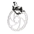 thumbnail image 1 of RUJOI Bike Disc Brake Kit, Aluminum Rear Caliper, Full Aluminum Alloy Bicycle Brake Lever, 160mm Rotor, Mechanic Tool-Free Pad Adjuster for Road Bike, Mountain Bike (1 Set), 1 of 4