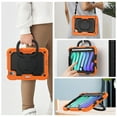 thumbnail image 6 of For iPad Mini 7th/6th Generation Case 8.3 inch 2024/2021, 360 Rotating Shockproof Cover with Stand, Handle, Shoulder Strap, Orange, 6 of 7