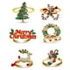thumbnail image 2 of Servilleteros Navideños del Juego 12, Delicadas Decoraciones de Mesa para Navidad Vacaciones Bodas Banquetes Cumpleaños Decoración de Mesa Diaria, 2 of 5