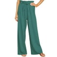 thumbnail image 5 of Pantalones Casuales De Mujer, Pantalones Largos De Pierna Ancha Para Mujer Para La Vida Diaria ANGGREK Verde XXL, 5 of 5