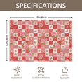 thumbnail image 3 of Placemat, Pioneer Flower Floral Print Pattern Place Mats Table Mat Set Of 2, PVC Washable Placemats for Party Kitchen Dining Decoration, 18x12 Inch, Fade Resistant, 3 of 6