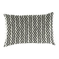 thumbnail image 5 of Jordan Manufacturing 12" x 18" Hatch Black Chevron Rectangular Outdoor Lumbar Throw Pillow (2 Pack), 5 of 11