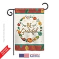 thumbnail image 2 of Breeze Decor BD-TG-G-113071-IP-BO-DS02-US 13 x 18.5 in. Be Grateful Fall - Seasonal Thanksgiving Impressions, Decorative Vertical Garden Flag, 2 of 4