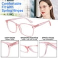 thumbnail image 5 of WEMOOTANS 4 Packs 2.75 Reading Glasses for Women Blue Light Readers 1.0 125 1.5 1.75 2.0 2.25 2.5 275 3.0 3.5 4.0 5.0 6.0 Pink, 5 of 6