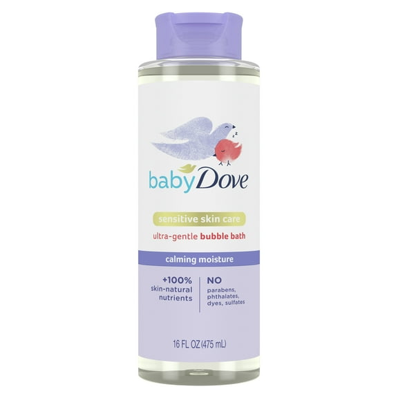 Baby Dove Ultra-Gentle Bubble Bath Calming Moisture Sensitive Skin, 16 oz