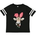 thumbnail image 3 of Inktastic Funny Easter Cow in Pink Ears Boys or Girls Toddler T-Shirt, 3 of 5