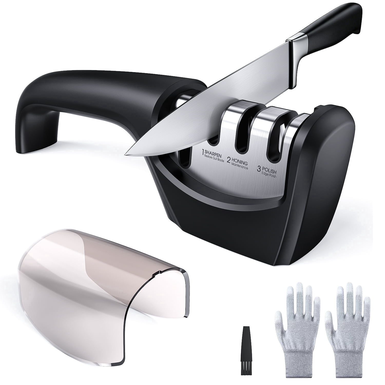 ZWILLING V-Edge Professional Knife Sharpener, for both Western and