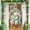 B, variant on Eazy 70X35In Easter Door Curtain with Colorful Attractive Festive Pattern Soft Sturdy Durable for Party Room Garden Wall Decor